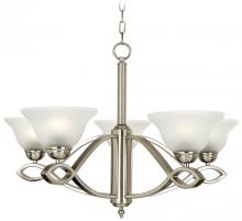 Yosemite Lighting 94235-5SN - Nickel Up Chandelier