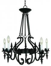 Yosemite Lighting 94435-5VB - Bronze Up Chandelier