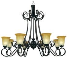 Yosemite Lighting 94538-8PG - Up Chandelier