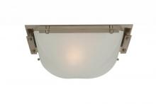 Yosemite Lighting 95571R-1SN - Nickel Bowl Flush Mount