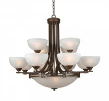 Yosemite Lighting 98330-4+8+3DB - Up Chandelier