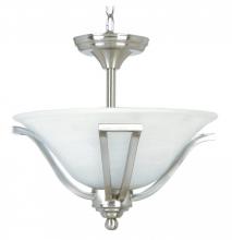 Yosemite Lighting 9921-3SN - Nickel Up Pendant