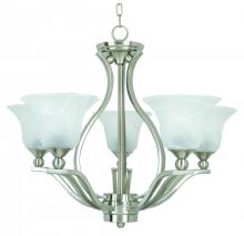 Yosemite Lighting 9935-5SN - Nickel Up Chandelier