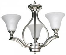 Yosemite Lighting FL9933-3SN - Nickel Up Chandelier