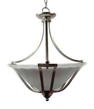 Yosemite Lighting FL9952-3SN - Nickel Up Pendant