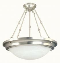 Yosemite Lighting JH041SN - Nickel Bowl Semi-Flush Mount