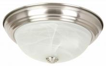 Yosemite Lighting JK101-11SN - Nickel Bowl Flush Mount