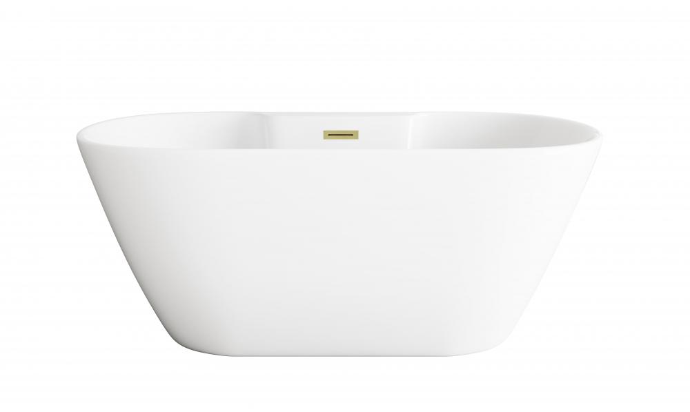 Bathtub 59.1 x 29.9 x 22.8 Glossy White