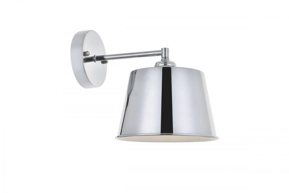 Nota 1 Light Chrome Wall Sconce