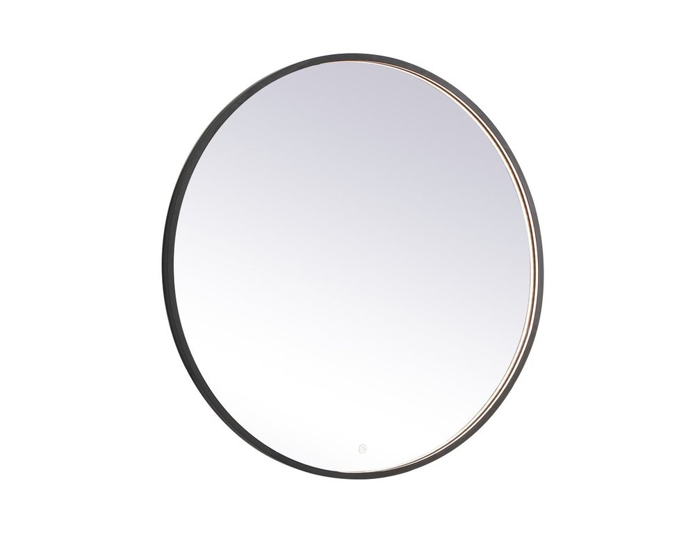 Pier 42 inch LED mirror with adjustable color temperature 3000K/4200K/6400K in black