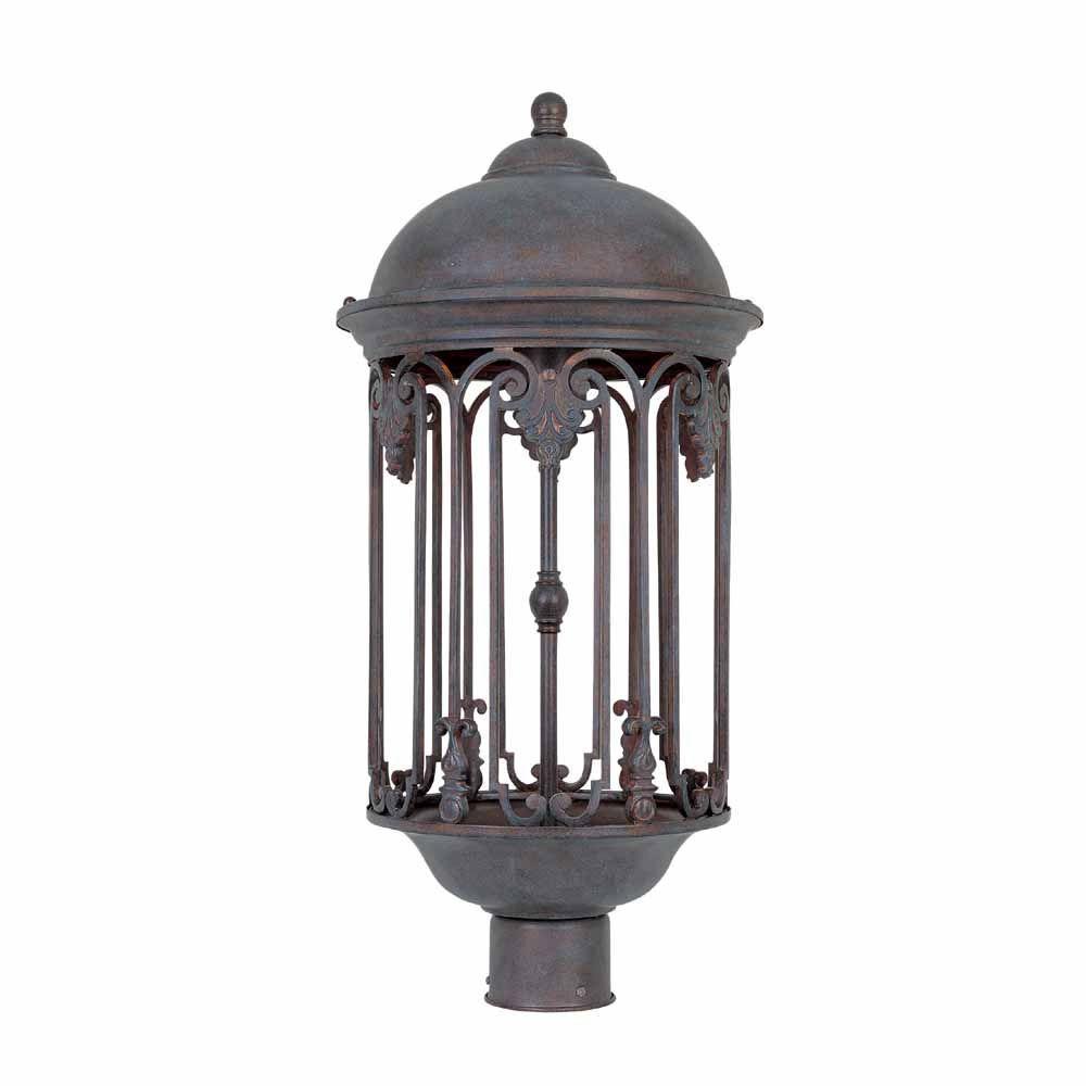 Dark Sky 11 in. Old Bronze Outdoor Post Light