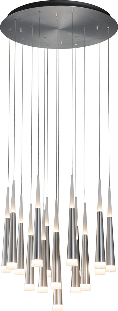 Meteor Round Chandelier, Multi-Tier Chandelier