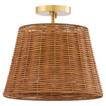 Quorum 2893-13-80 - ROBINSON 3LT WICKER SEMI FL - AGB