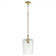 Quorum 3204-80 - Goodwin 8 inches Pendant |Aged Brass