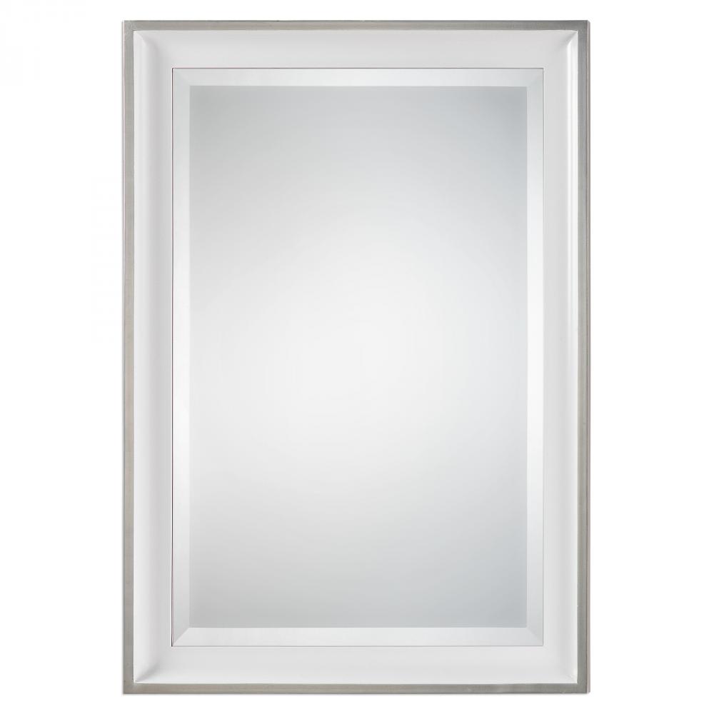 Uttermost Lahvahn White Silver Mirror