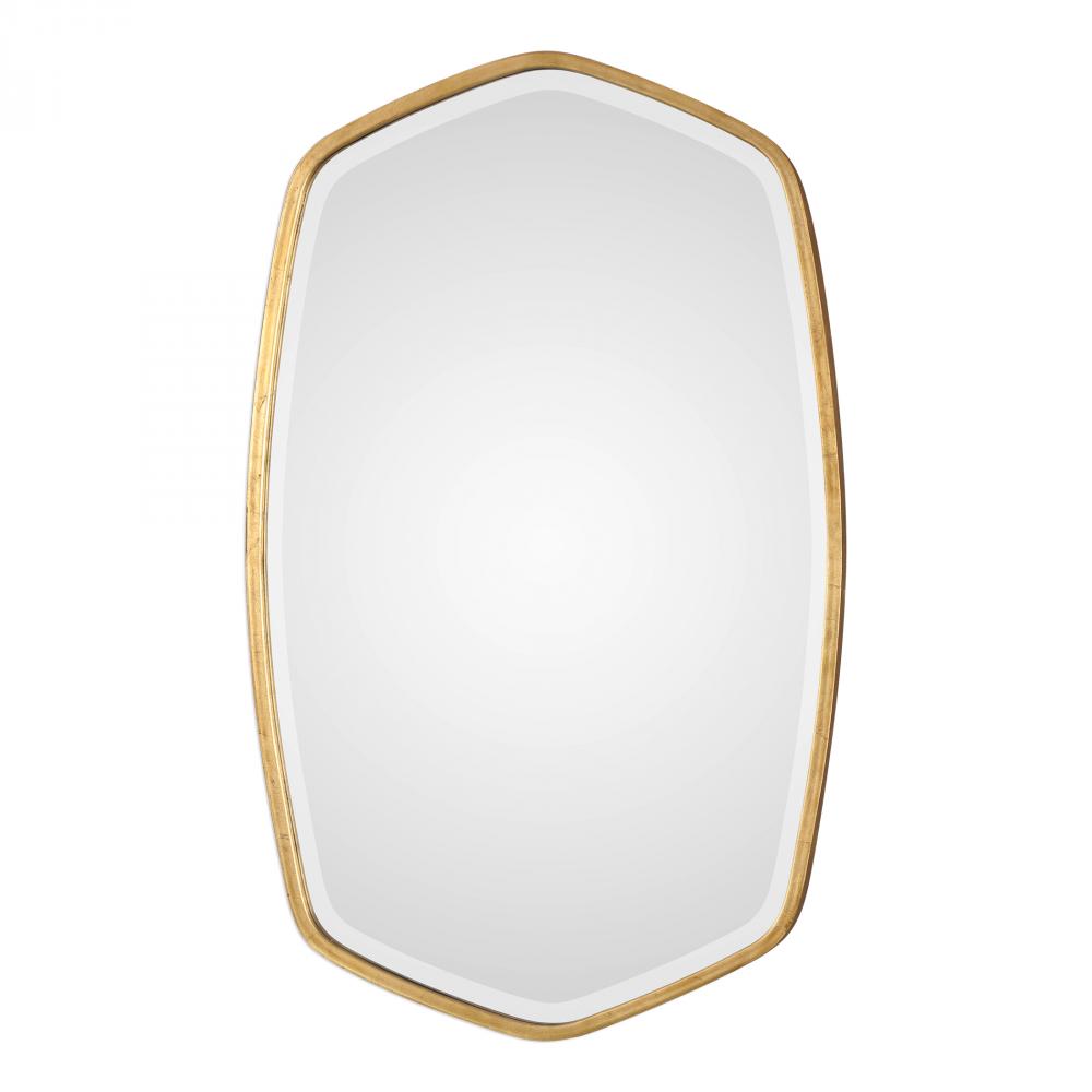 Duronia Antiqued Gold Mirror