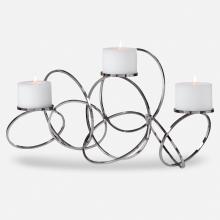 Uttermost 17731 - Kiernan Nickel Ring Candleholder