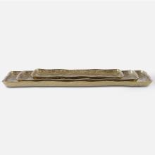 Uttermost 17989 - Uttermost Artisan Antique Gold Trays Set/3