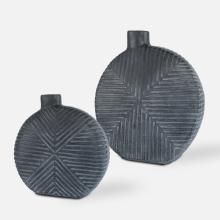 Uttermost 17114 - Uttermost Viewpoint Aged Black Vases Set/2