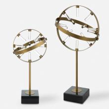 Uttermost 18087 - Uttermost Realm Spherical Brass Sculptures Set Of 2