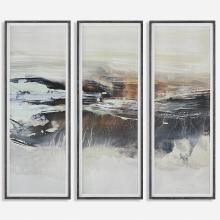 Uttermost 41444 - Uttermost Graphite Horizon Framed Prints Set/3