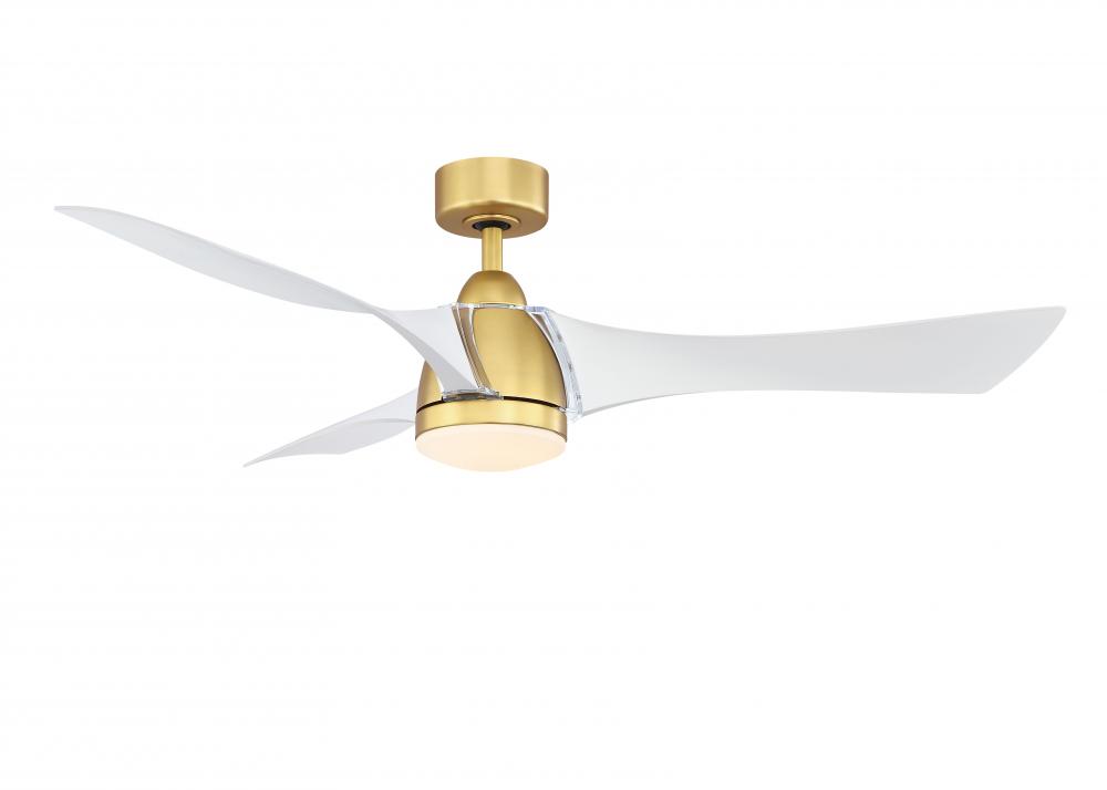 Klear 56 inch Indoor/Outdoor Ceiling Fan with LED CCT Select Light Kit