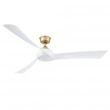 Fanimation MAD8531BS - Wrap Custom Indoor/Outdoor Ceiling Fan DC Motor- Brushed Satin Brass