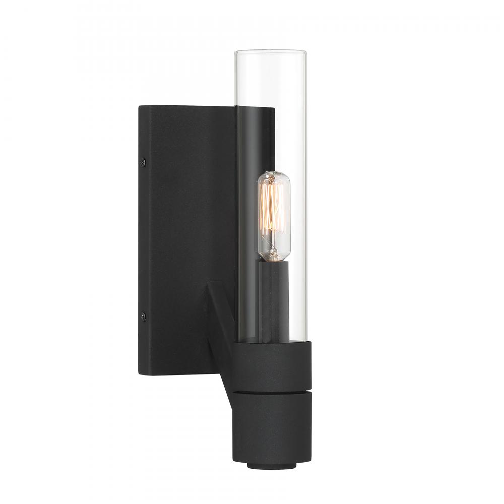 Rohe 12.5'' High 1-Light Sconce - Black Sand