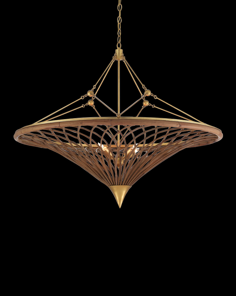 Gaborone Rattan Chandelier