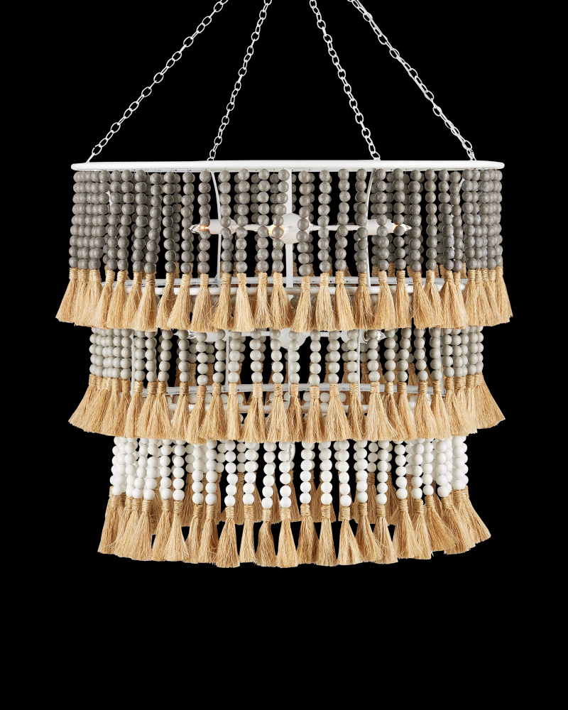 St. Barts Taupe Chandelier