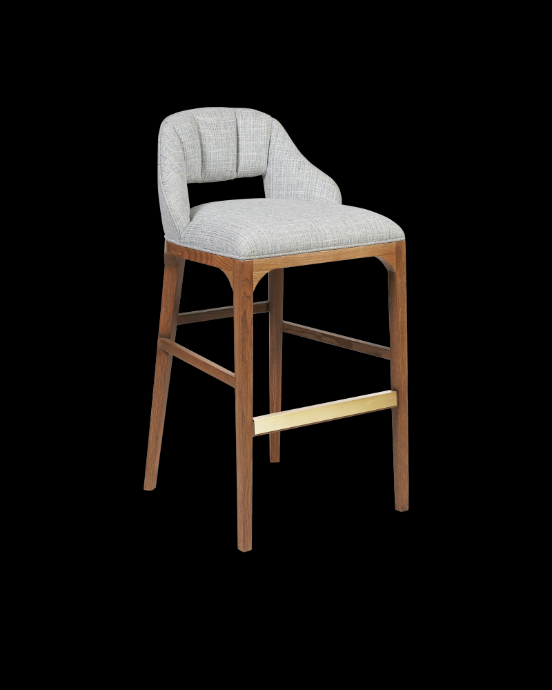 Inga Bar Stool, Greenlight Powder