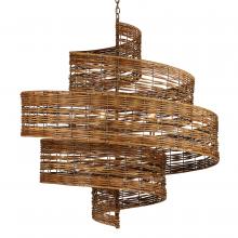 Currey 9000-0925 - Saisei Grande Rattan Chandelie