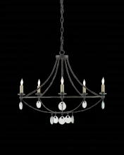 Currey 9000-0641 - Novella Small Black Chandelier